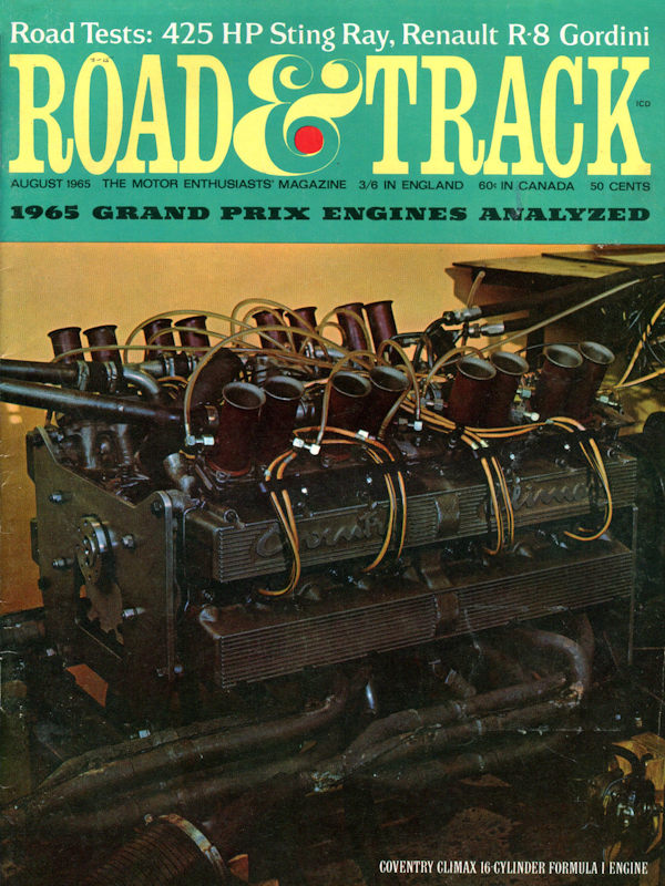 Road and Track Aug 1965 