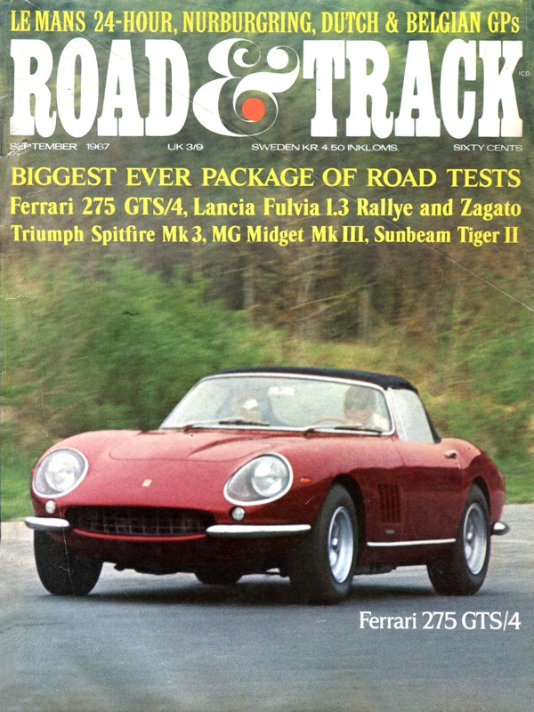 Road and Track Sept 1967 