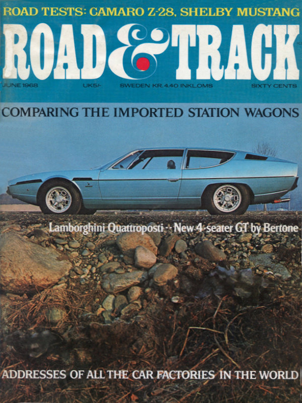Road and Track June 1968 