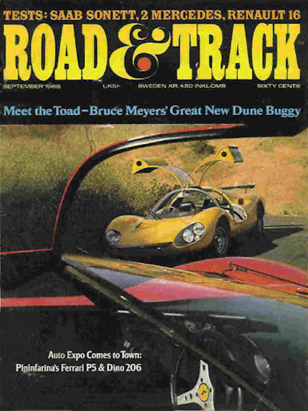 Road and Track Sept 1968 