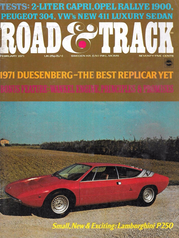 Road and Track Feb 1971 