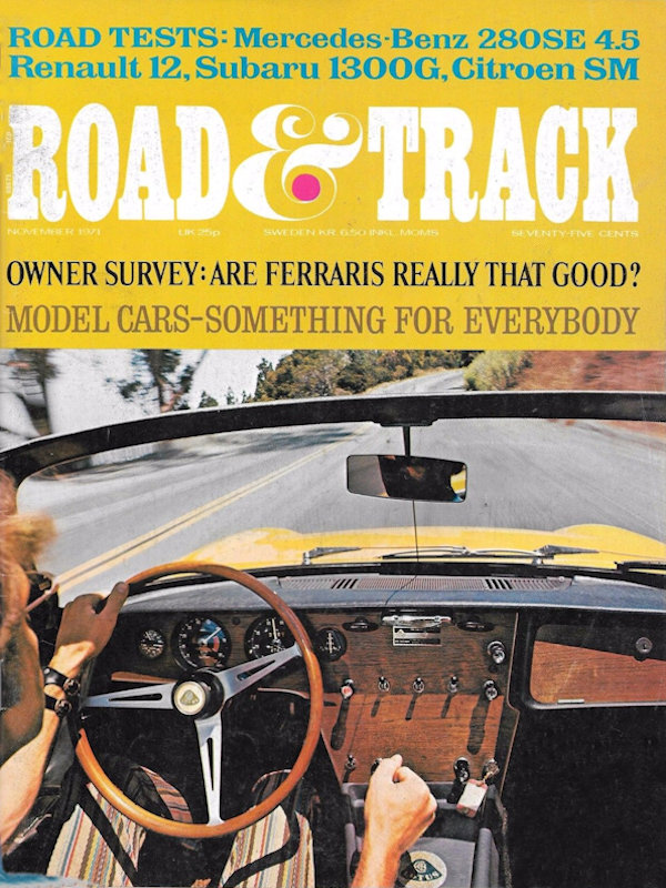 Road and Track Nov 1971 