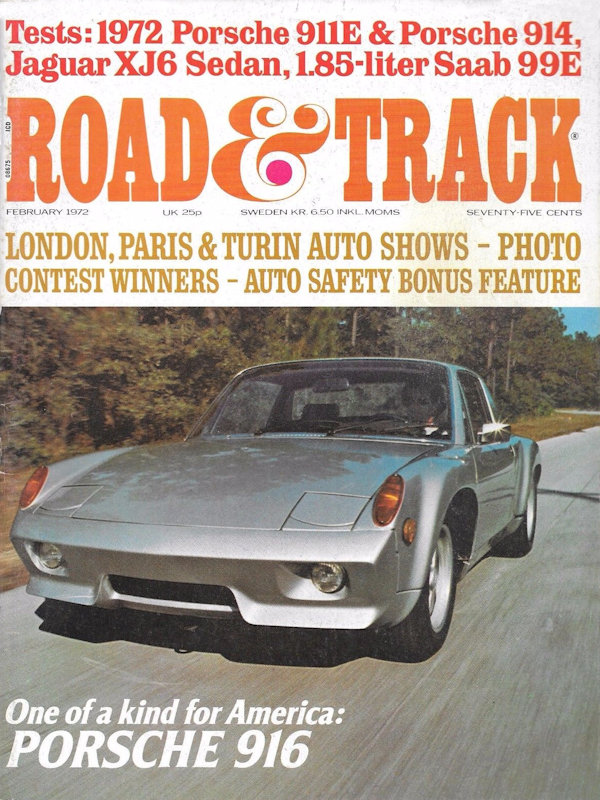 Road and Track Feb 1972 