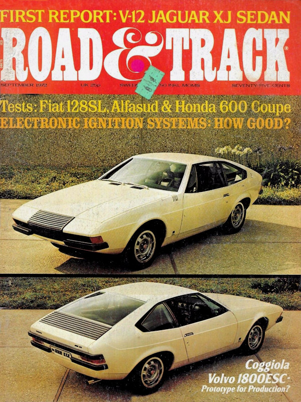 Road and Track Sept 1972 