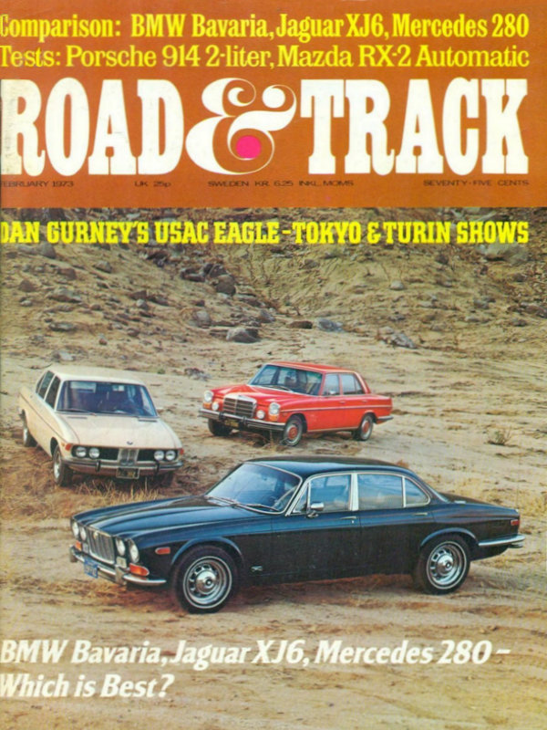 Road and Track Feb 1973 