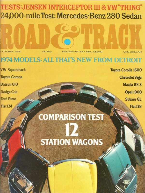 Road and Track Oct 1973 