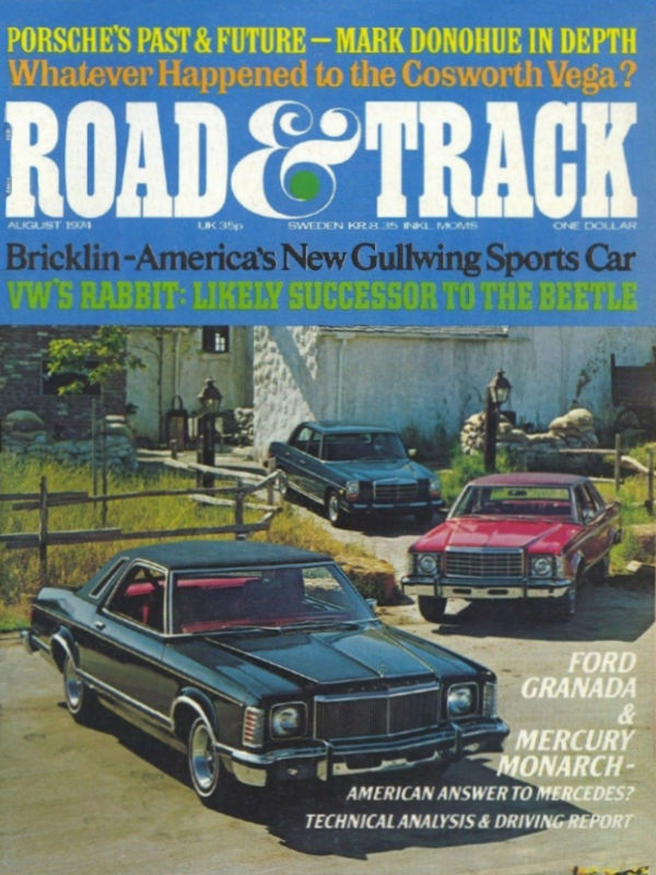 Road and Track Aug 1974 