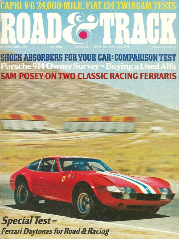 Road and Track Nov 1974 