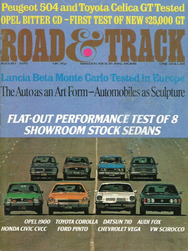 Road and Track Aug 1975 