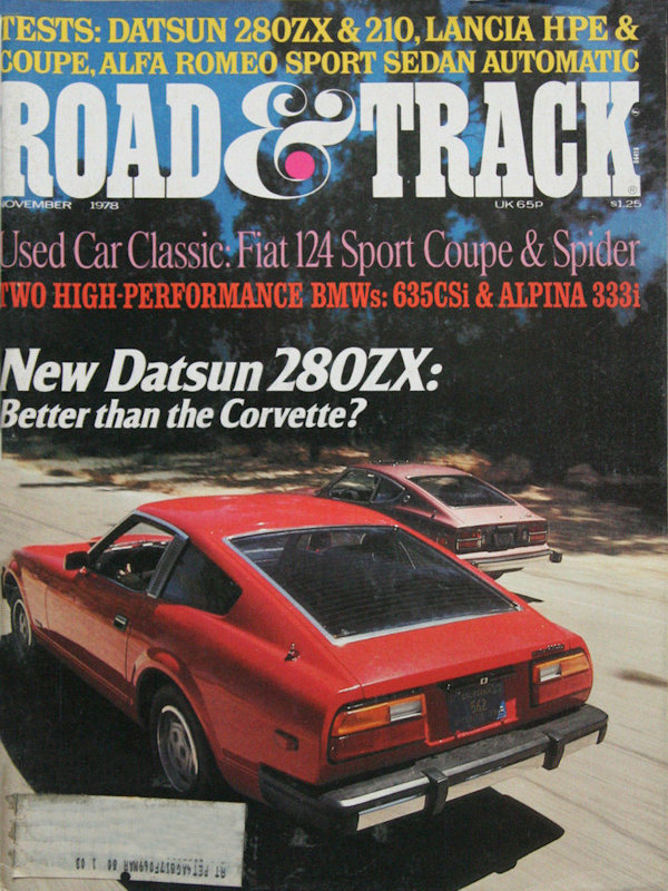 Road and Track Nov 1978 