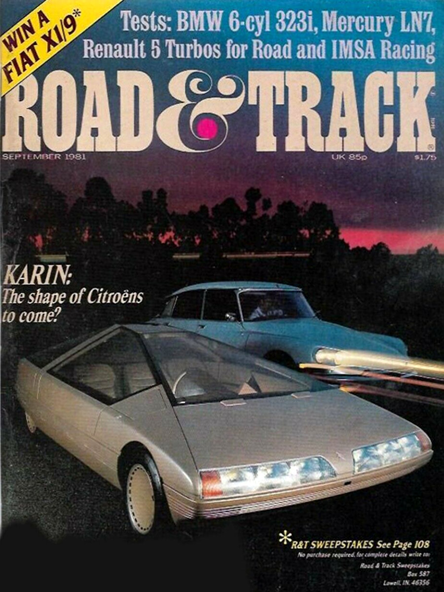 Road and Track Sept 1981 