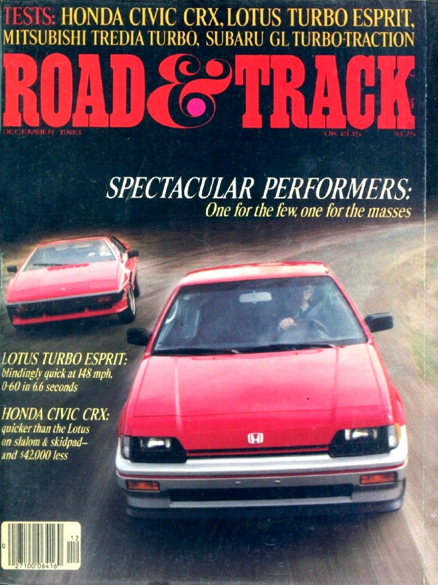 Road and Track Dec 1983 