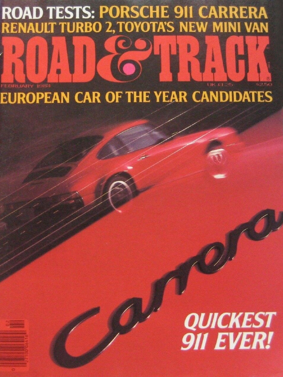 Road and Track Feb 1984 