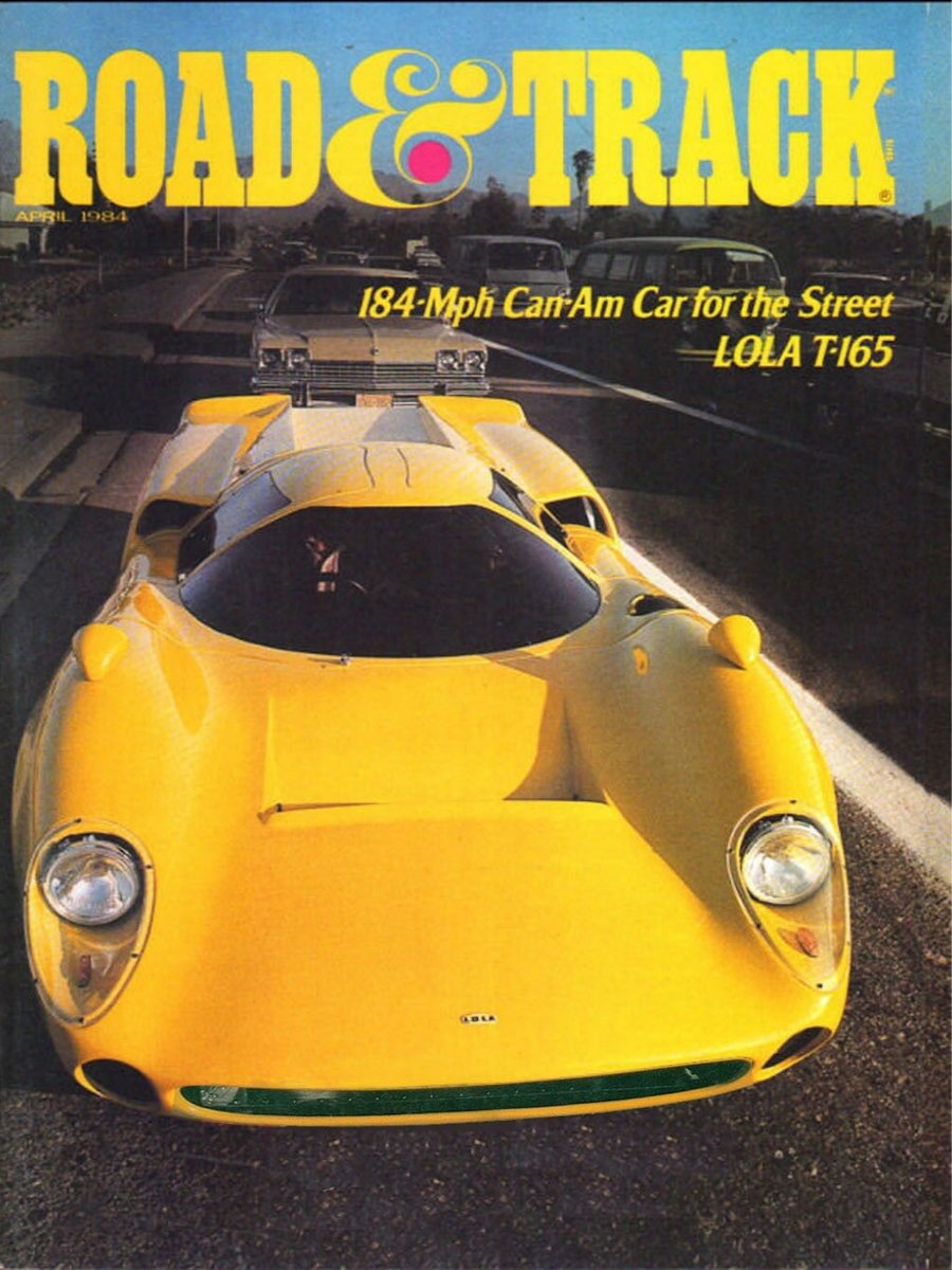 Road and Track Apr 1984 