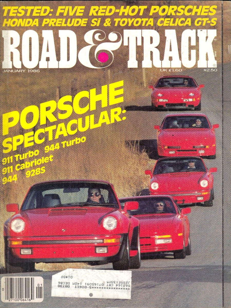Road and Track Jan 1986 
