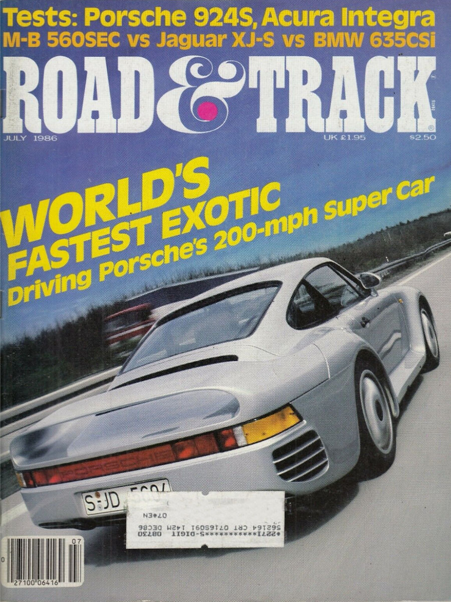 Road and Track Jul 1986