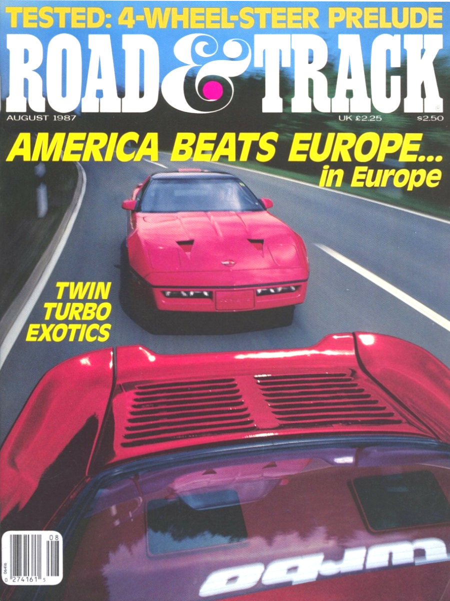 Road and Track Aug 1987 