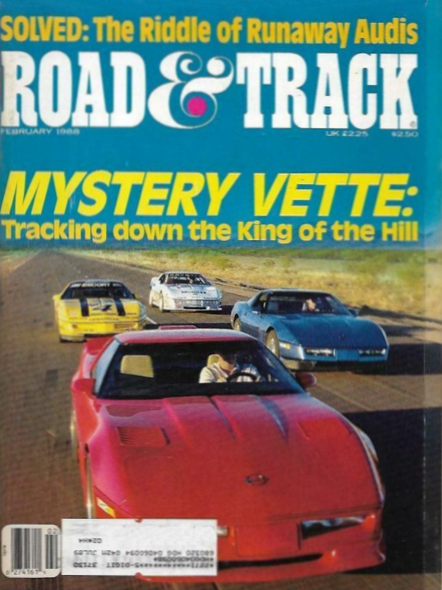 Road and Track Feb 1988 