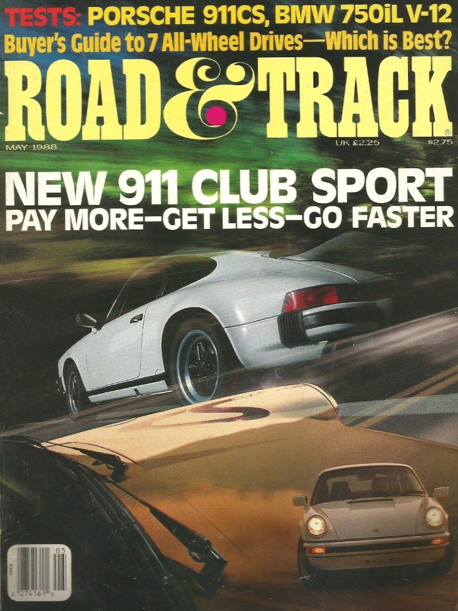 Road and Track May 1988 
