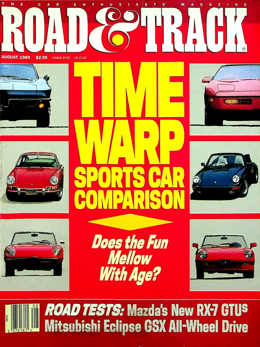 Road and Track Aug 1989 