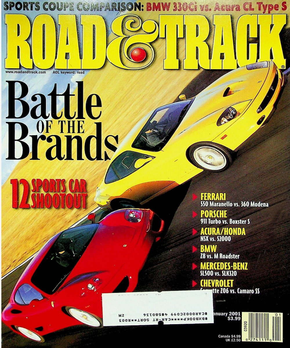 Road and Track Jan 2001