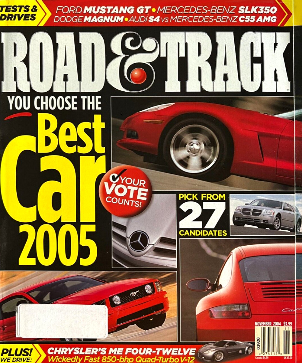 Road and Track Nov 2004