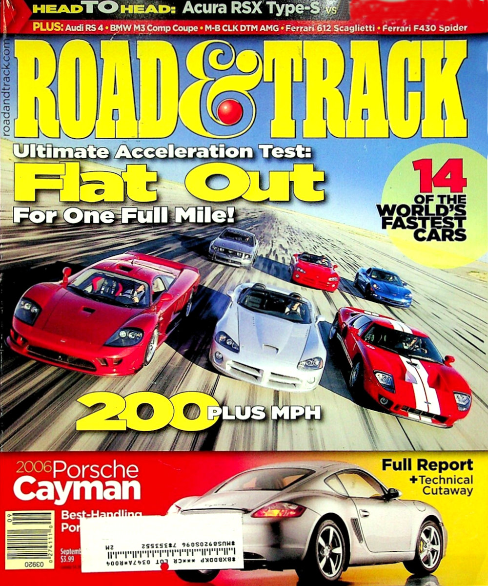Road and Track Sept 2005