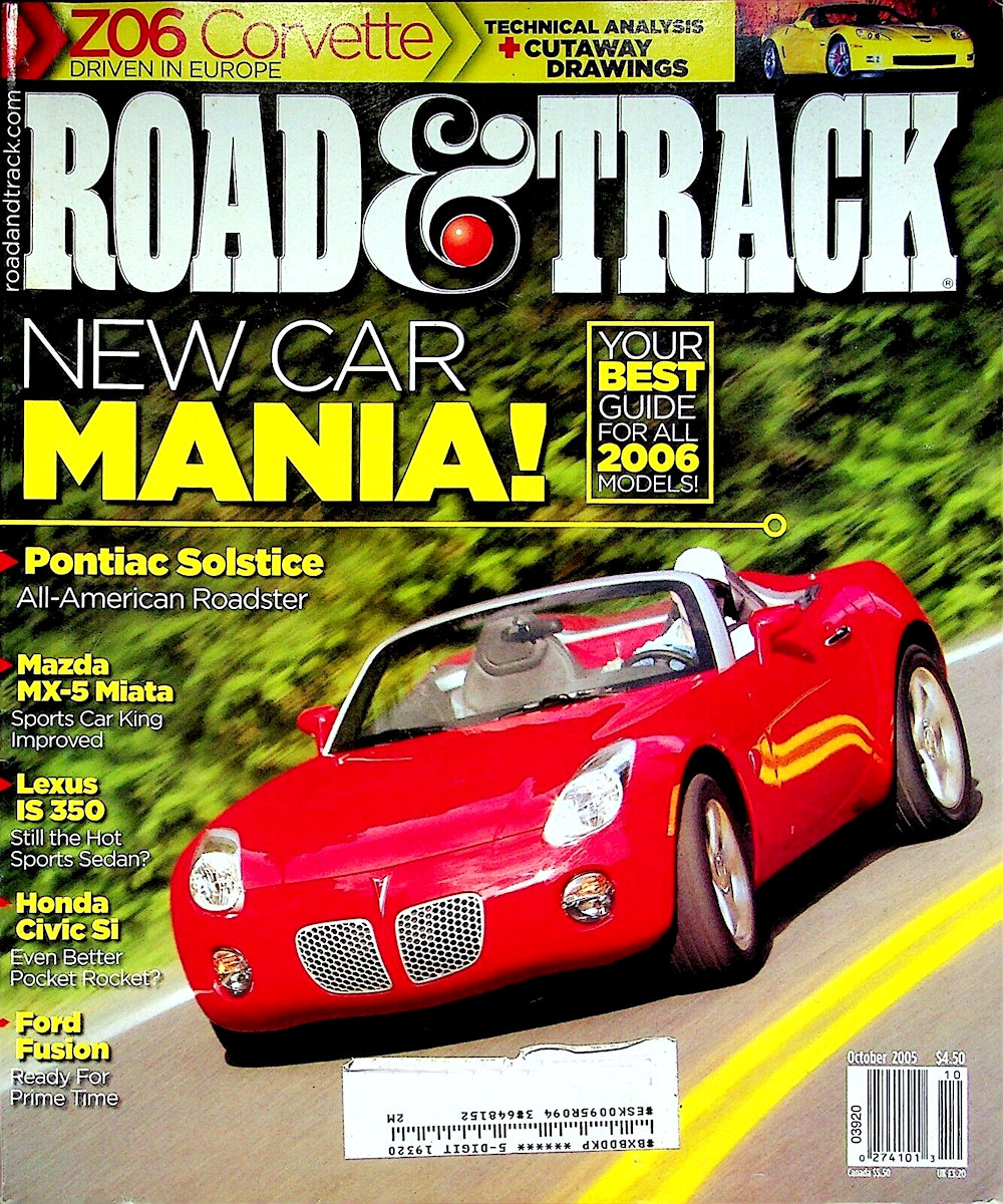 Road and Track Oct 2005