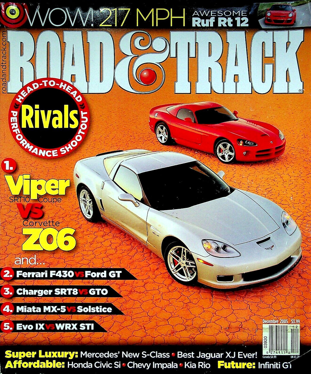 Road and Track Dec 2005