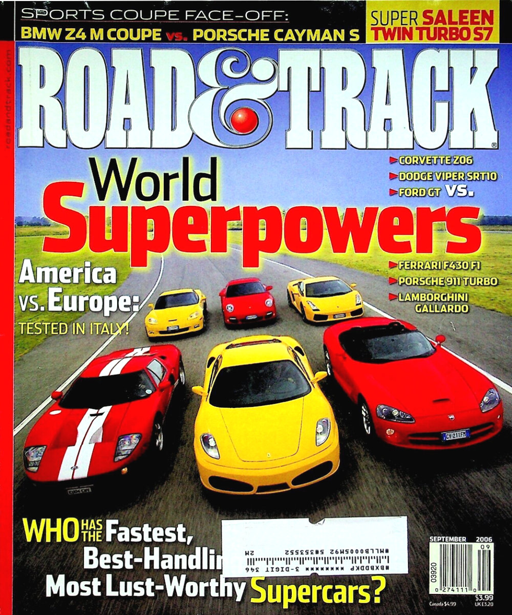 Road and Track Sept 2006