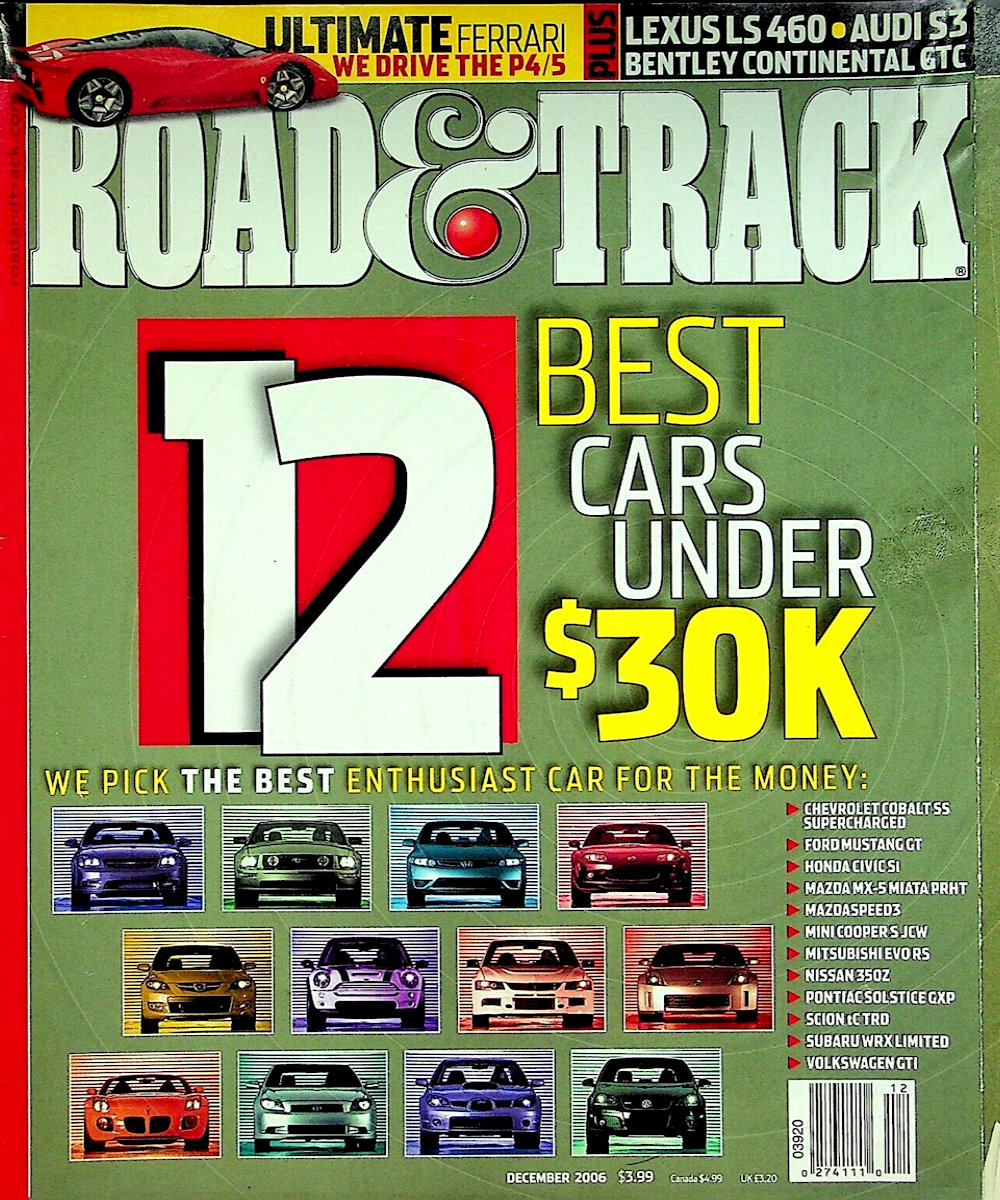 Road and Track Dec 2006