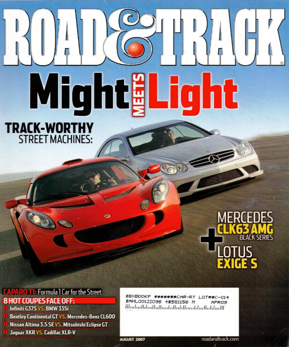 Road and Track Aug 2007