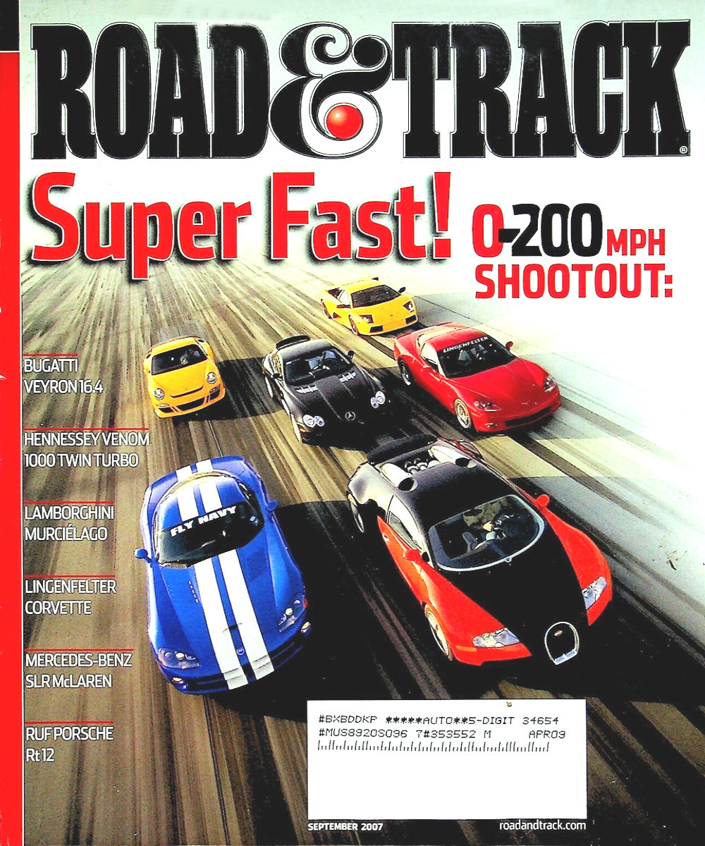 Road and Track Sept 2007