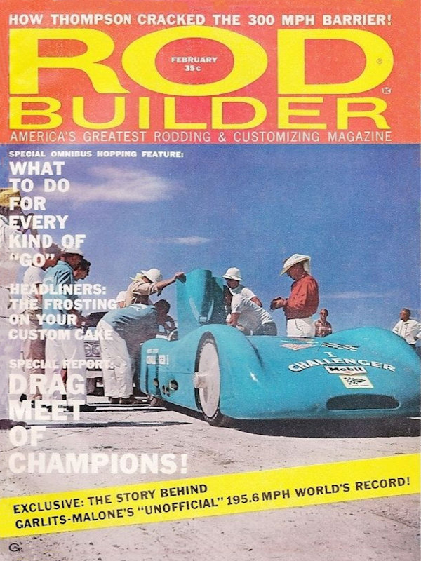 Rod Builder Feb February 1960 