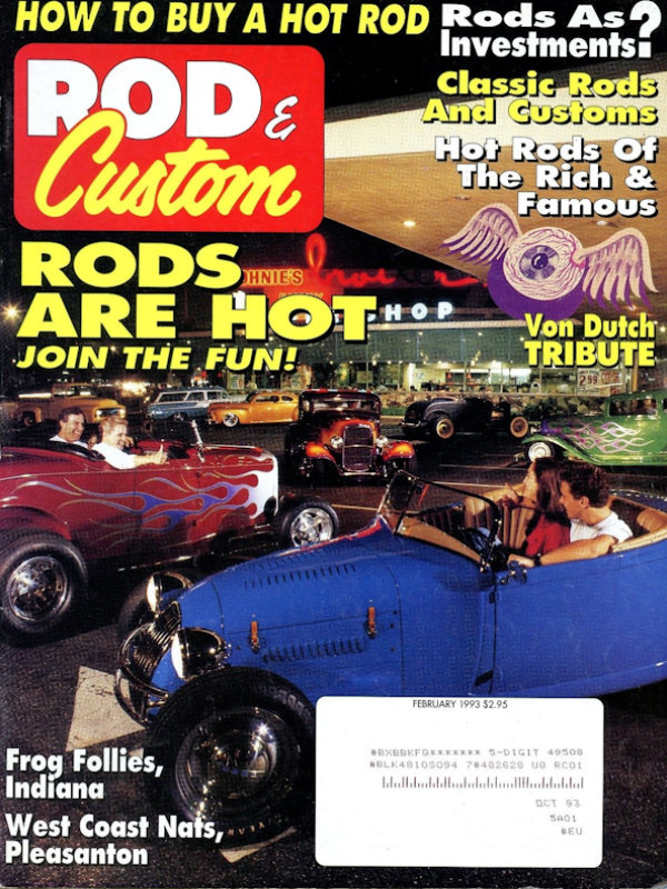 Rod & Custom Feb February 1993 
