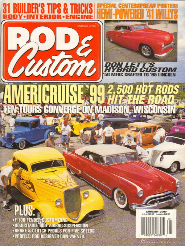 Rod & Custom Jan January 2000 