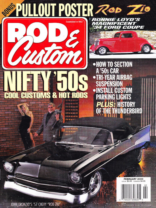 Rod & Custom Feb February 2000 