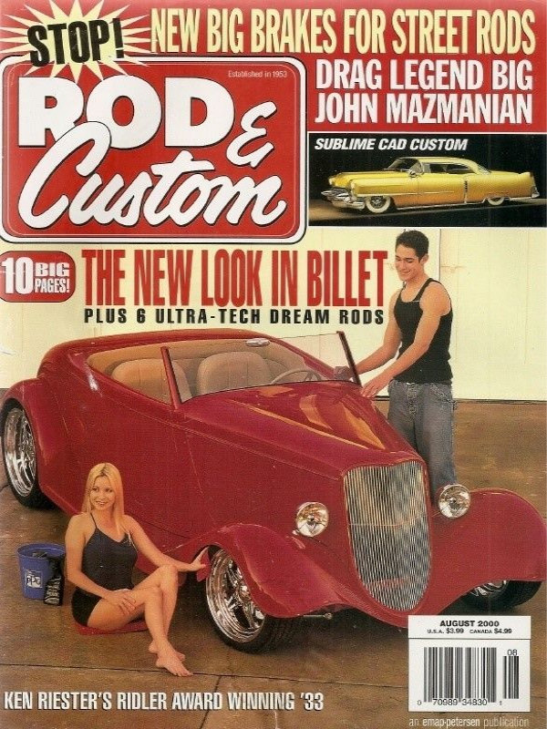 Rod & Custom Aug August 2000 