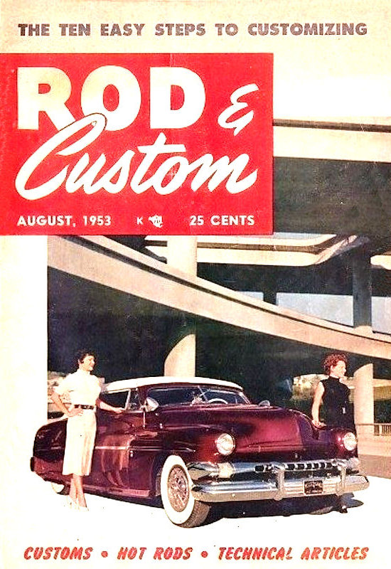 Rod & Custom Aug August 1953 
