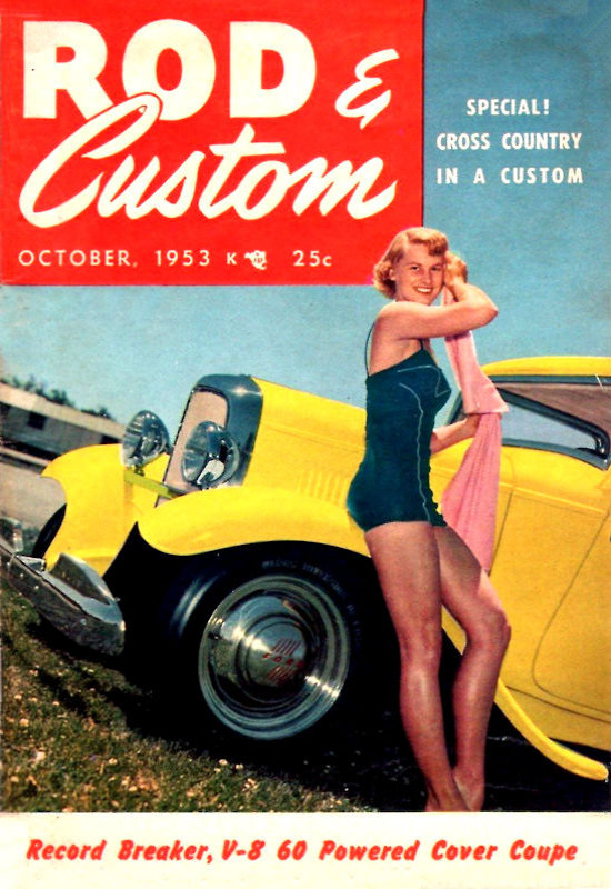 Rod & Custom Oct October 1953 