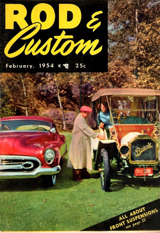 Rod & Custom Feb February 1954 