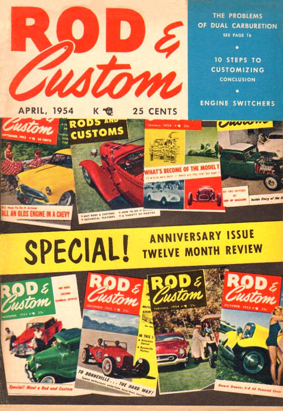 Rod & Custom Apr April 1954 