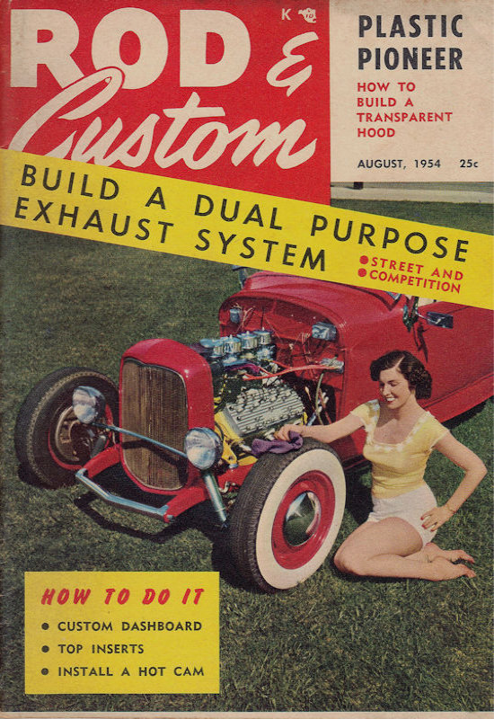 Rod & Custom Aug August 1954 