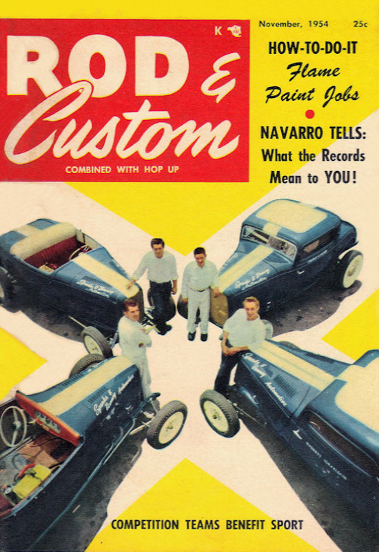 Rod & Custom Nov November 1954 