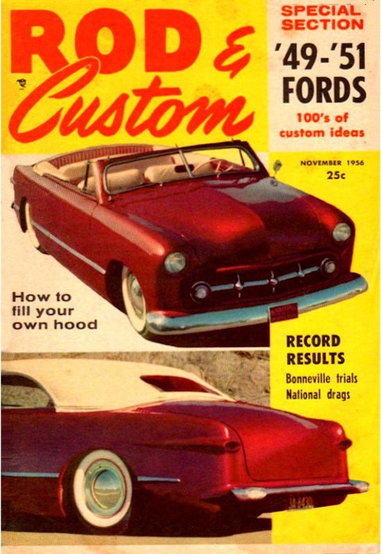 Rod & Custom Nov November 1956 