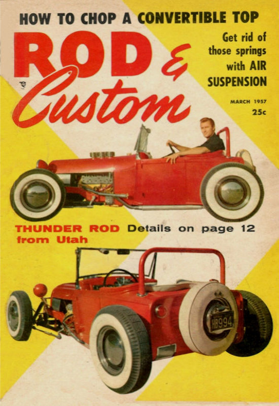 Rod & Custom Mar March 1957 