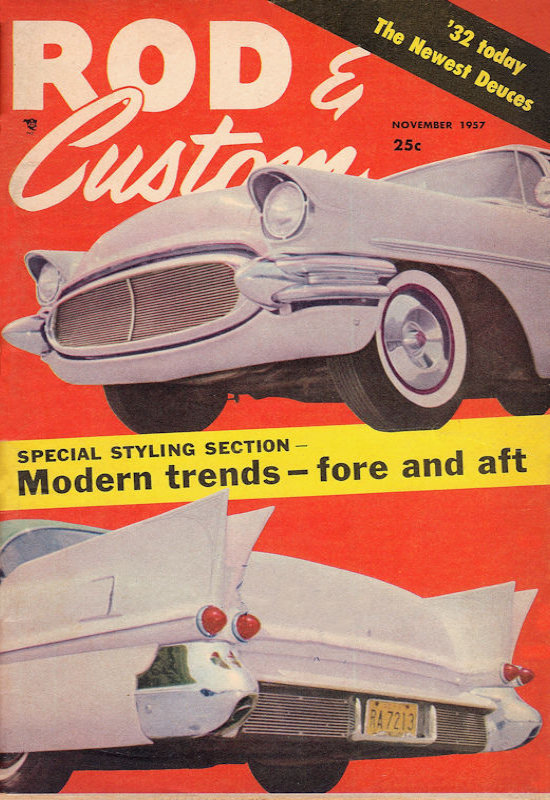 Rod & Custom Nov November 1957 
