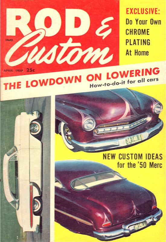 Rod & Custom Apr April 1958 