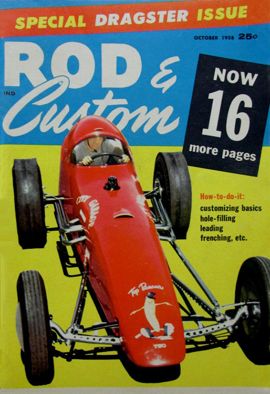 Rod & Custom Oct October 1958 
