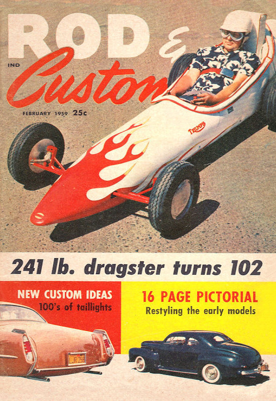 Rod & Custom Feb February 1959 